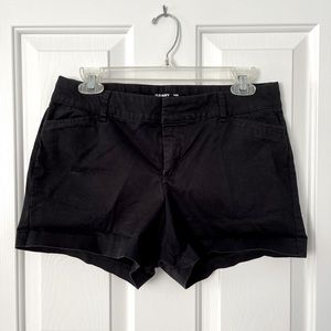 Old Navy - Black Pixie Shorts (size 6)